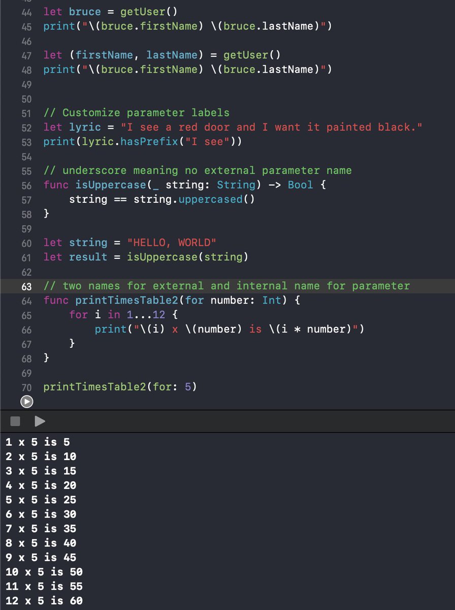 martinkabat's tweet photo. #100DaysOfSwiftUI Day 7 done. Functions and parameters. Funny how @twostraws is being constantly interrupted by his dogs. 😄  #100DaysOfCode #Swift #Xcode15 #Swift5 #developer #programming #coding #code https://t.co/0SD1Cpsdy6