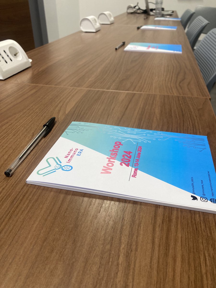 NanoImmunoERA mid-term meeting in Rome. Antibody monitoring at the #POC using #CRISPR sensors! Happy to share some moments of the workshop organized by the <a href="/unitorvergata/">Università di Roma Tor Vergata</a>
<a href="/Ciamician_unibo/">Dept. Chemistry Ciamician - University of Bologna</a> <a href="/inne_io/">inne</a> <a href="/CSEMInfo/">CSEM</a> <a href="/alessan_porch/">Alessandro Porchetta Lab</a> <a href="/MIB_WUR/">Laboratory of Microbiology at WUR</a> <a href="/unicomplutense/">Complutense</a>
<a href="/MSCActions/">Marie Skłodowska-Curie Actions</a> <a href="/REA_research/">European Research Executive Agency</a>