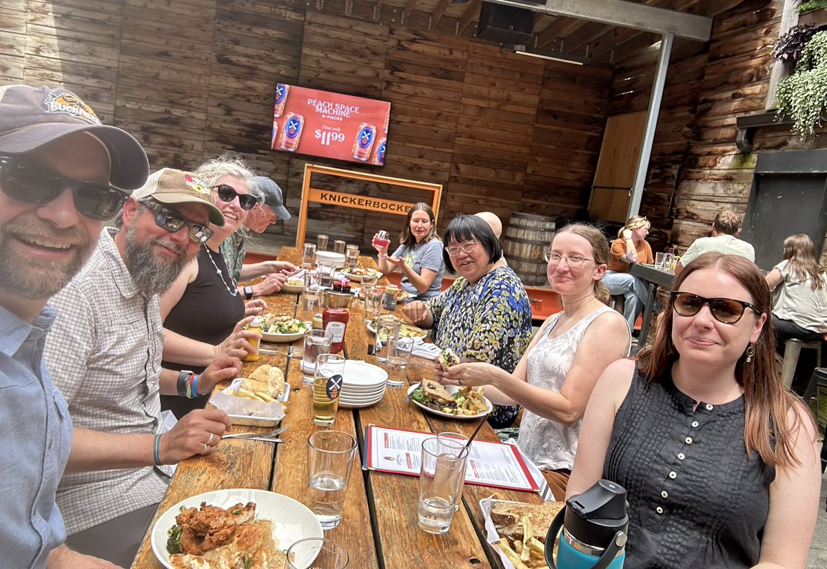 Chris Martine | Plants are Cool, Too! (@martinebotany) on Twitter photo Nice late lunch with a good portion of <a href="/AmSocPlantTaxon/">American Society of Plant Taxonomists</a> Council after a long meeting at #Botany2024. Great peeps. Nice late lunch with a good portion of <a href="/AmSocPlantTaxon/">American Society of Plant Taxonomists</a> Council after a long meeting at #Botany2024. Great peeps.