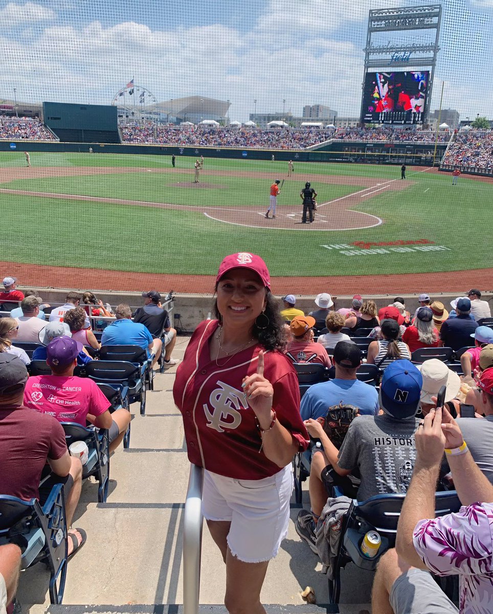 IvettaAbramyan's tweet photo. Gotta hold it down and represent on hallowed ground #MCWS #GoNoles #Omaha #Nolemaha 7-0 baby! Letβs get this DUB π’β₯οΈπ https://t.co/BUHUkGYUwv