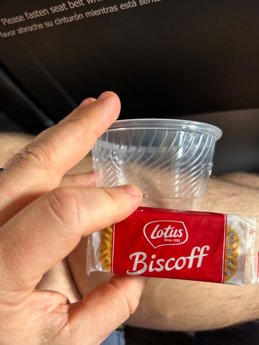 As we roll into hour 5 of our flight debacle <a href="/SpiritAirlines/">Spirit Airlines</a> has assuaged our anger with cookies and water. They soon will likely create peace in the Middle East with such a groundbreaking strategy.