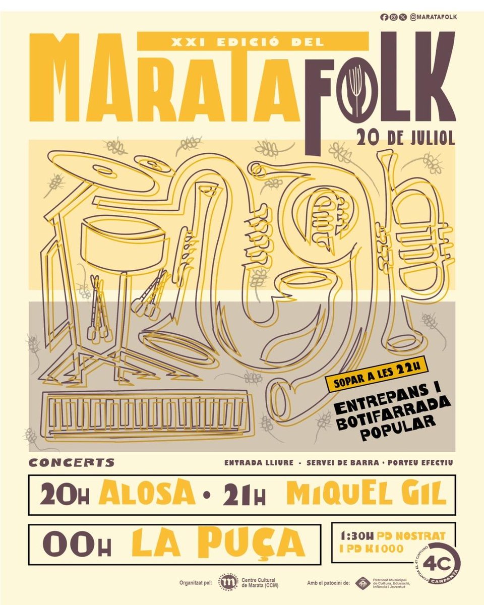 Ja el tenim aquí! #maratafolk2024 💥🤟