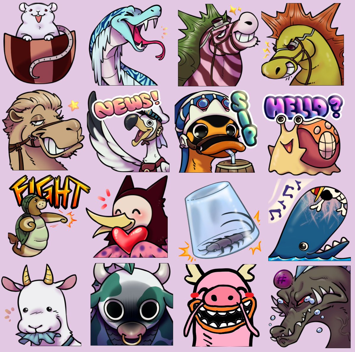 And all the emotes I did :]