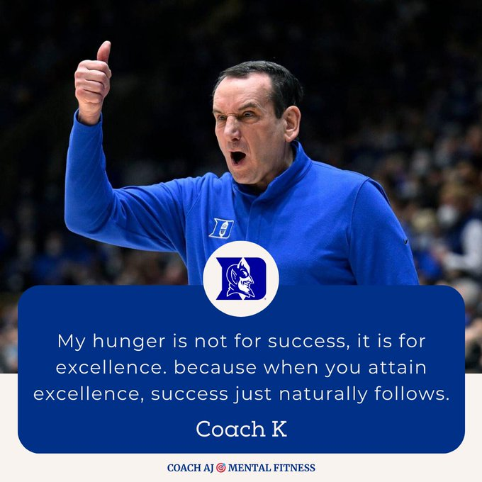 𝐂𝐎𝐀𝐂𝐇 𝐊 𝐎𝐍 𝐄𝐗𝐂𝐄𝐋𝐋𝐄𝐍𝐂𝐄
"My hunger is not for success, it is for excellence. because when you attain excellence, success just naturally follows."
• Excellence is the mindset.
• Excellence is the standard you set.
• Excellence starts with you.