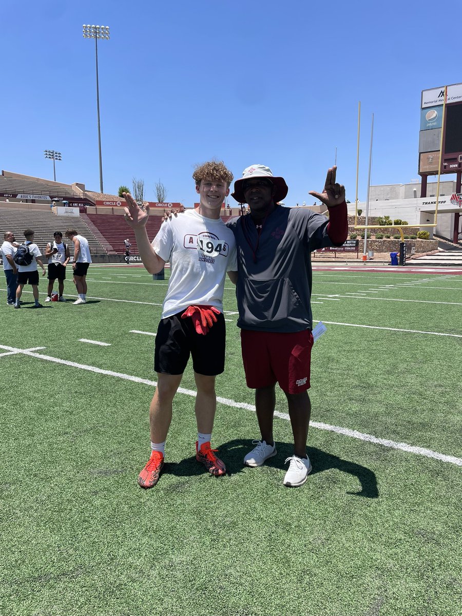 Joey Harris (@joey_harris88) on Twitter photo It was great being able to compete down in Las Cruces today <a href="/NMStateFootball/">New Mexico State Football</a> camp! Thank you <a href="/Coach_TSanchez/">Coach Tony Sanchez</a> and <a href="/coachC_Cormier/">Cedric Cormier</a> for the great camp! It was great being able to compete down in Las Cruces today <a href="/NMStateFootball/">New Mexico State Football</a> camp! Thank you <a href="/Coach_TSanchez/">Coach Tony Sanchez</a> and <a href="/coachC_Cormier/">Cedric Cormier</a> for the great camp!