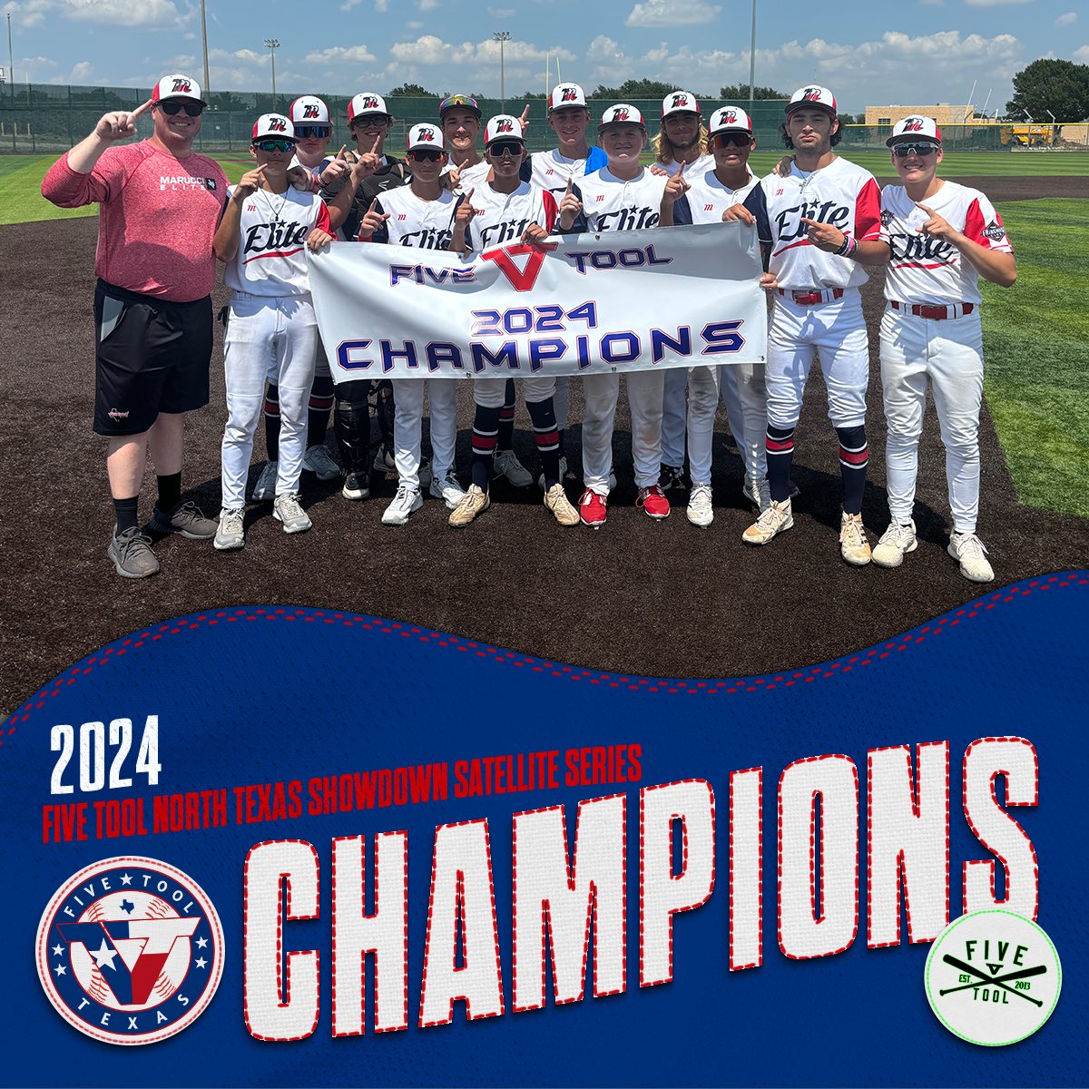 🏆CHAMPIONS 🏆

Congrats to <a href="/RecruitMETx/">METx Recruiting</a> McGonigle on winning the 15U American Championship of the <a href="/FiveTool/">Five Tool Baseball</a> North Texas Showdown Satellite Series!

#WatchEm