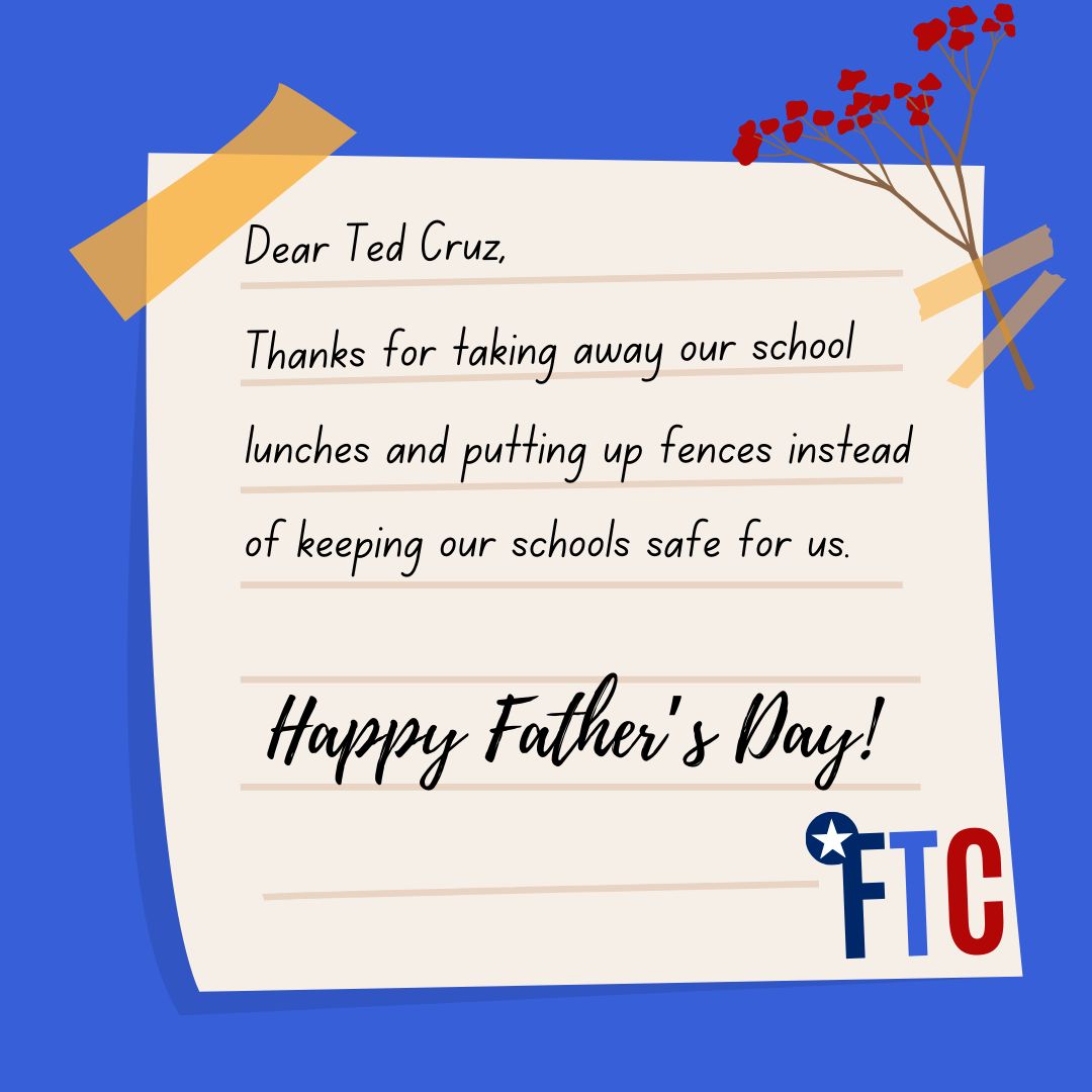 fire_ted_cruz's tweet photo. !!!!FTC EXCLUSIVE!!!! We imagine if the kids of Texas had to write Ted a note for #FathersDay, it would look like this... 🫣 https://t.co/eUKTF2k6Yd