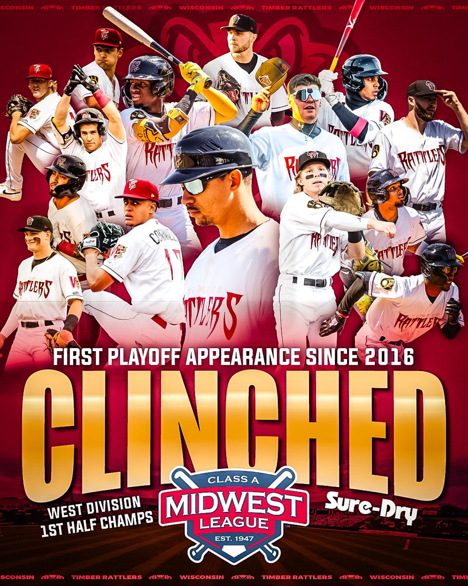 WE’RE 1ST HALF CHAMPS AND PLAYOFF BOUND. 🏆⚾️

📍 See you on Thursday, September 12 at 6:40!
Pre-Order Playoff Tee: tinyurl.com/TRPLAYOFFBOUND…
Tickets: tinyurl.com/TRPLAYOFFS24
#tratnation
