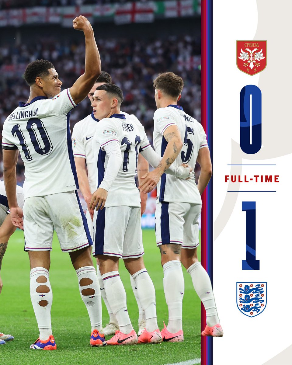 England's tweet image. Our #EURO2024 campaign is off to a winning start! 💪