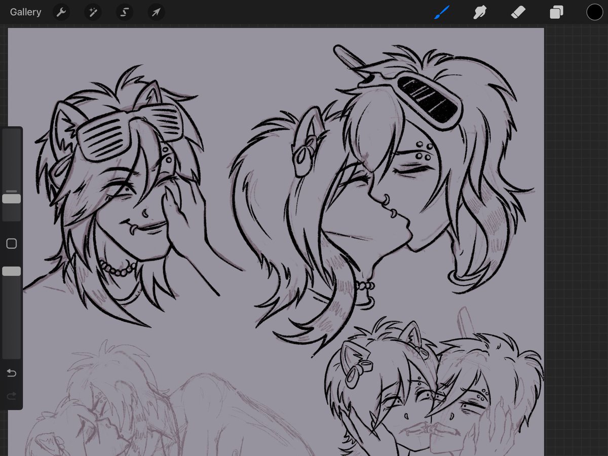 theuneasyartist's tweet photo. Oh lord the emos are kissing 😘🖤🔥
—
#wip #ocart #ocdrawing #originalcharacters #emos #lget #boyfriends https://t.co/rYnOotRvGl
