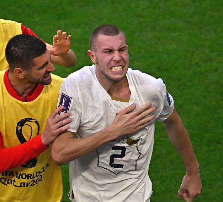 FTalentScout's tweet photo. Strahinja Pavlović vs England

47 passes
79% pass accuracy
2/2 successful dribbles
4/4 tackles won
2 interceptions
5 clearances
1/1 aerial duel won
7/9 of all duels won

23 years of age. The Serbian Warrior. Such a fantastic defender. 🇷🇸 https://t.co/8CJsDFU101