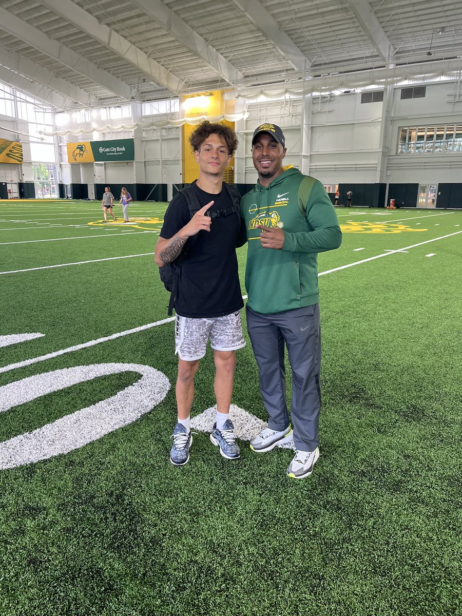 desmond dhaenens ⭐️ (@desdhaenens) on Twitter photo #AGTG After a GREAT camp and conversation with <a href="/CoachTimNDSU/">Tim Polasek</a> I am very blessed and honored to have received another Division 1 offer from <a href="/NDSUfootball/">NDSU Football</a>! #RollHerd🦬
<a href="/CoachWillJ1/">Will J</a> <a href="/CoachDKlieman/">Devin Klieman</a>
<a href="/MillardNorthFB/">Millard North⚡FB</a> <a href="/Coach_BurrellJr/">Allen Burrell Jr</a> #AGTG After a GREAT camp and conversation with <a href="/CoachTimNDSU/">Tim Polasek</a> I am very blessed and honored to have received another Division 1 offer from <a href="/NDSUfootball/">NDSU Football</a>! #RollHerd🦬
<a href="/CoachWillJ1/">Will J</a> <a href="/CoachDKlieman/">Devin Klieman</a>
<a href="/MillardNorthFB/">Millard North⚡FB</a> <a href="/Coach_BurrellJr/">Allen Burrell Jr</a>