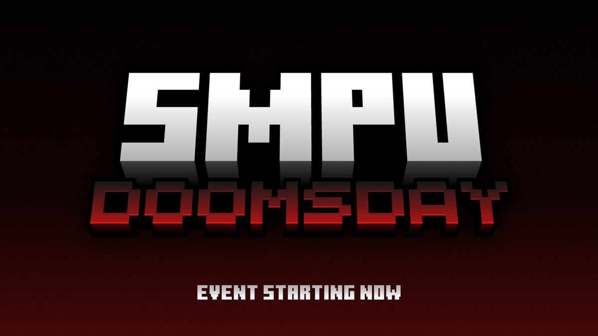 UnityMultiEN's tweet photo. SMP Unity: Doomsday - Starting Now! 🥀
Tune in to your favourite SMP Unity streamer's livestream to discover the fate of the Archipelago...
Thank you for watching! 📺#SmpUnity #Event https://t.co/JbuLsTjUkB