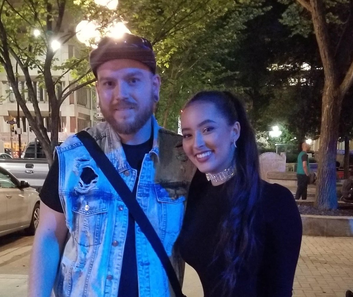 blondeboyofdoom's tweet photo. @faouzia 
Six years ago today I met you at jazz fest and you were so kind! ♥️#faouzia https://t.co/oHkJXvAHRx
