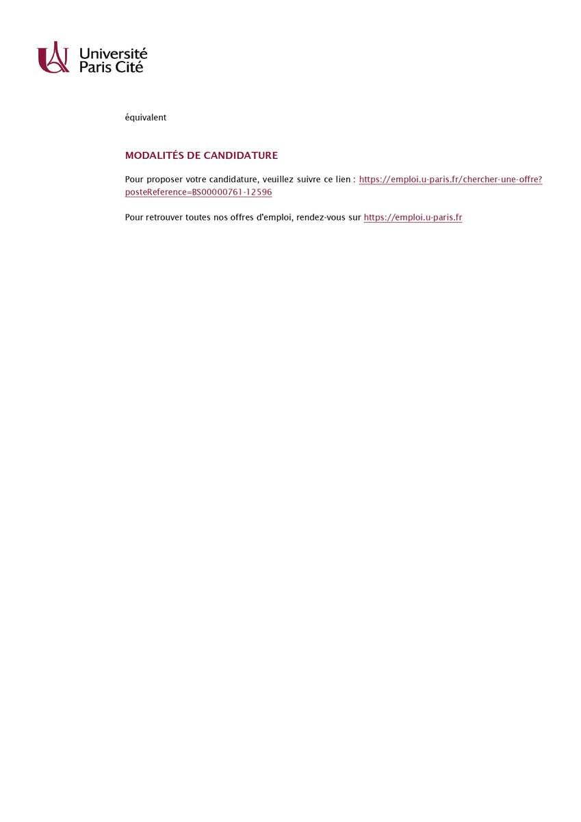 Valerie Drouet (@val_drouet) on Twitter photo 🚨#jobalert
Le <a href="/labexWhoamI/">Labex Who Am I?</a> (Faculté des Sciences - <a href="/univ_paris_cite/">Université Paris Cité</a>) cherche son/sa prochain/e project manager 🆕
Vous avez un #PhD ? La coordination et le #projectmanagement vous intéressent ?
Ce job est pour vous !
⌛️A pourvoir dès que possible
emploi.u-paris.fr/chercher-une-o… 🚨#jobalert
Le <a href="/labexWhoamI/">Labex Who Am I?</a> (Faculté des Sciences - <a href="/univ_paris_cite/">Université Paris Cité</a>) cherche son/sa prochain/e project manager 🆕
Vous avez un #PhD ? La coordination et le #projectmanagement vous intéressent ?
Ce job est pour vous !
⌛️A pourvoir dès que possible
emploi.u-paris.fr/chercher-une-o…