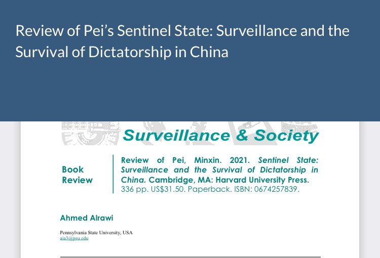 New pub 📣📣 <a href="/SurvSoc_Journal/">Surveillance & Society</a>