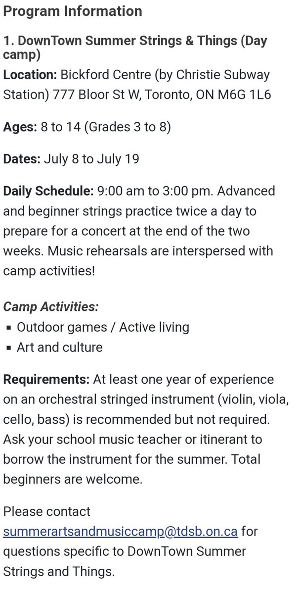 isaacdanieleng's tweet image. There&apos;s still time to register for #TDSB&apos;s #Downtown #Summer #Strings from July 8-19!!

Register here: tdsb.on.ca/About-Us/Innov…