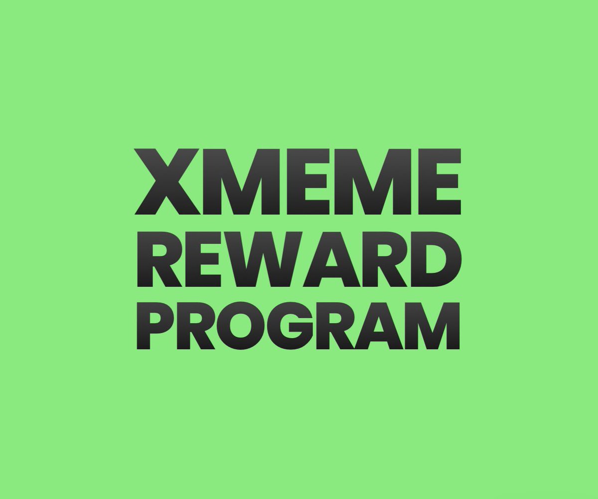 xmemecoinxrpl's tweet photo. Take advantage of the unique $XMEME Reward Program 🟩🪂

Passive income for XMEME coin holders and for XMEME NFTs holders

The more you hold, the more you receive. Airdrops occur the last day of each month 

All details here: https://t.co/1bqXq9Lrar https://t.co/YoTBd9a2f6