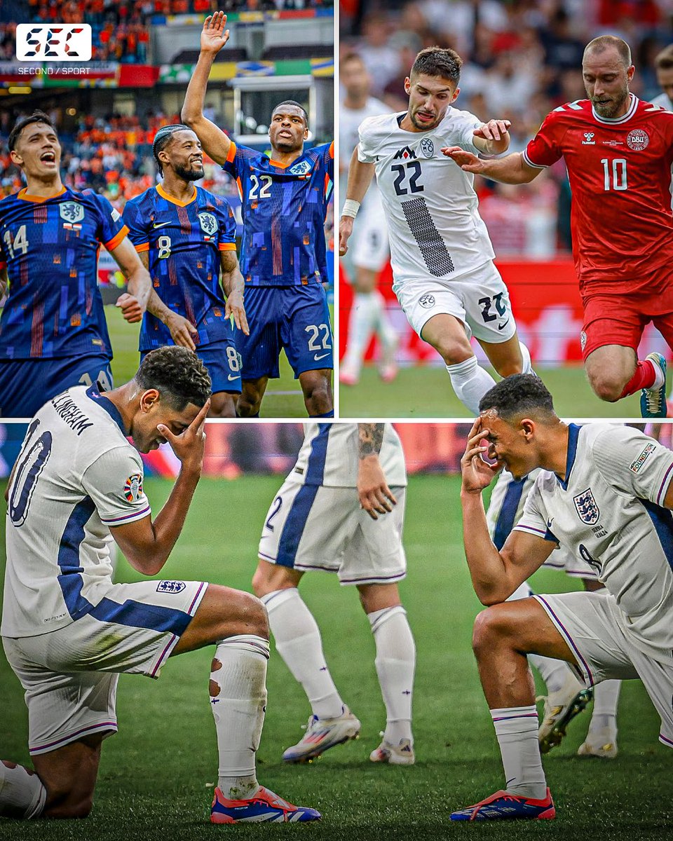 secsport's tweet photo. نتائج مباريات اليوم من بطولة اليورو 2024 

🇳🇱 هولندا    2️⃣-1️⃣ 🇵🇱 بولندا 
🇸🇮 سلوفينيا 1️⃣-1️⃣ 🇩🇰 الدنمارك 
🏴󠁧󠁢󠁥󠁮󠁧󠁿 إنجلترا    1️⃣-0️⃣ 🇷🇸 صربيا 

#EURo2024 https://t.co/FNetEhcq9V