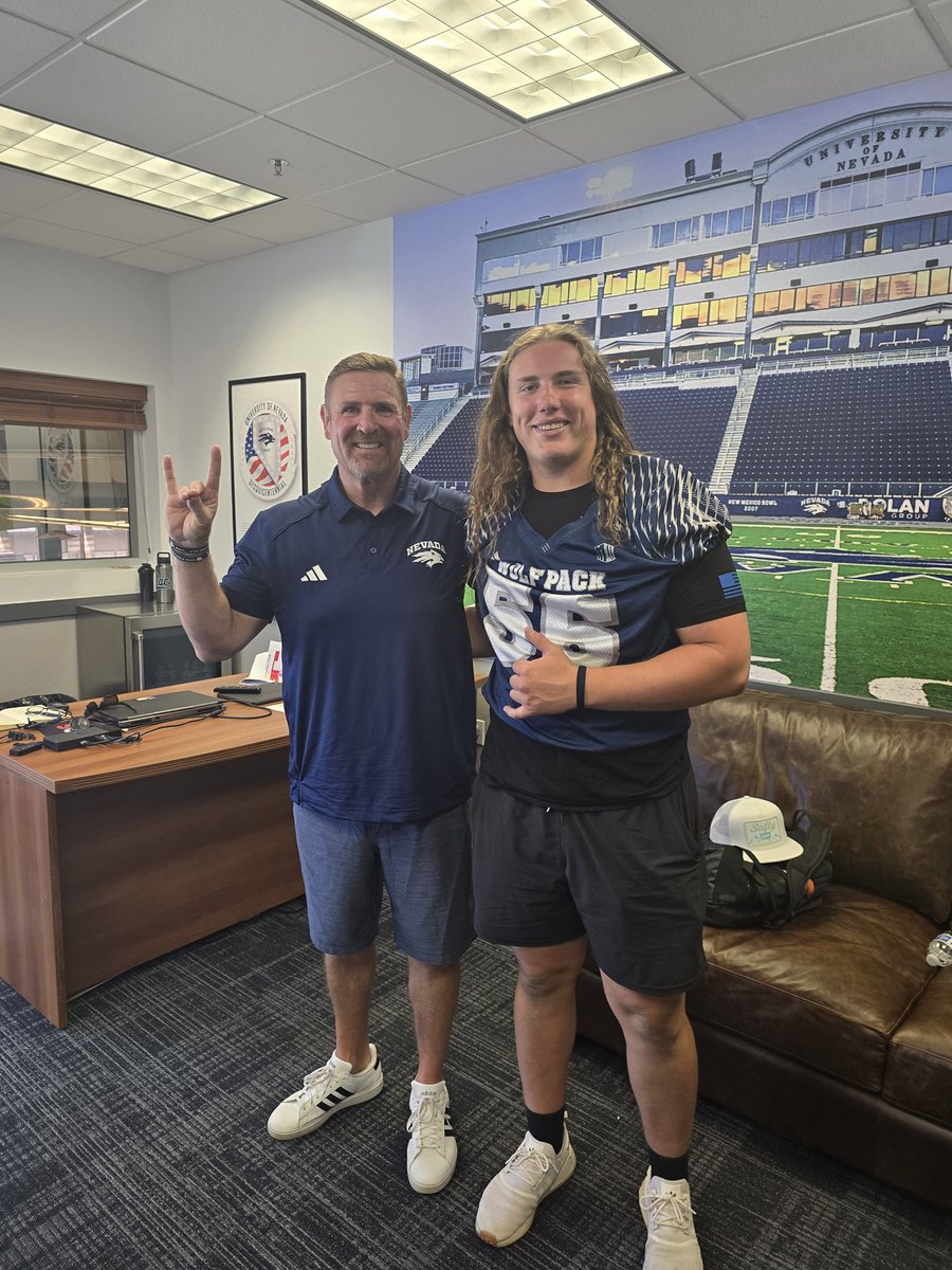 Cian Stack (@cstack44) on Twitter photo After a great camp and conversation with <a href="/CoachChoateFB/">Jeff Choate</a> I have been blessed to be reoffered a scholarship <a href="/NevadaWolfPack/">Nevada Wolf Pack 🐺</a> <a href="/NevadaRecruits/">Nevada FB Recruiting</a> <a href="/eehowren/">Ernie Howren</a> <a href="/KenCrawford36/">Coach Crawford</a> <a href="/lanefarns/">Lane Farnsworth</a> <a href="/NevadaSportsNet/">Nevada Sports Net</a> After a great camp and conversation with <a href="/CoachChoateFB/">Jeff Choate</a> I have been blessed to be reoffered a scholarship <a href="/NevadaWolfPack/">Nevada Wolf Pack 🐺</a> <a href="/NevadaRecruits/">Nevada FB Recruiting</a> <a href="/eehowren/">Ernie Howren</a> <a href="/KenCrawford36/">Coach Crawford</a> <a href="/lanefarns/">Lane Farnsworth</a> <a href="/NevadaSportsNet/">Nevada Sports Net</a>