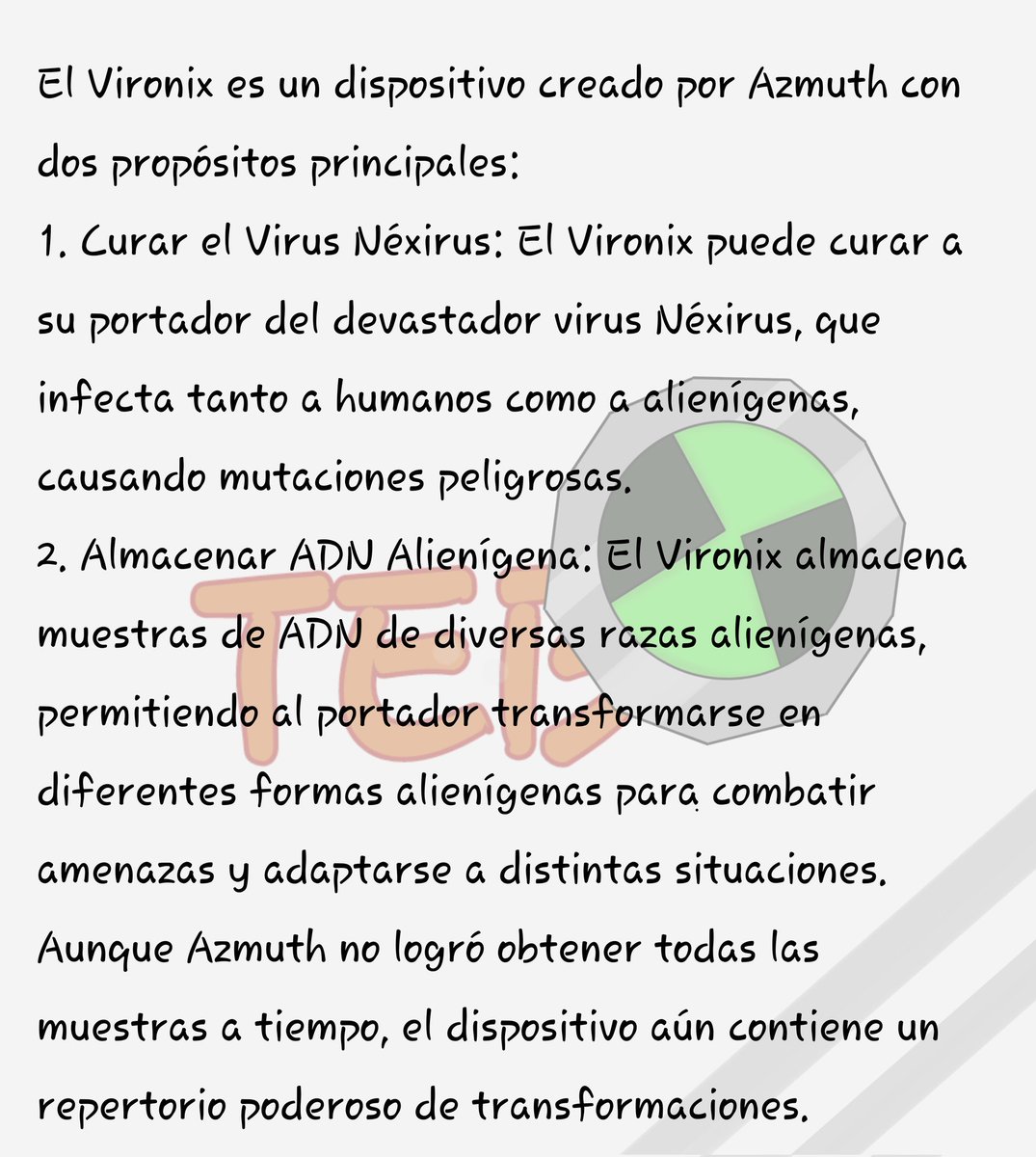 TheAlien_Teb2's tweet photo. VIRONIX!
#ben10 #vironix #bentennyson #omnitrix #carnitrix #Chaquetrix https://t.co/CQz4vlcjPI