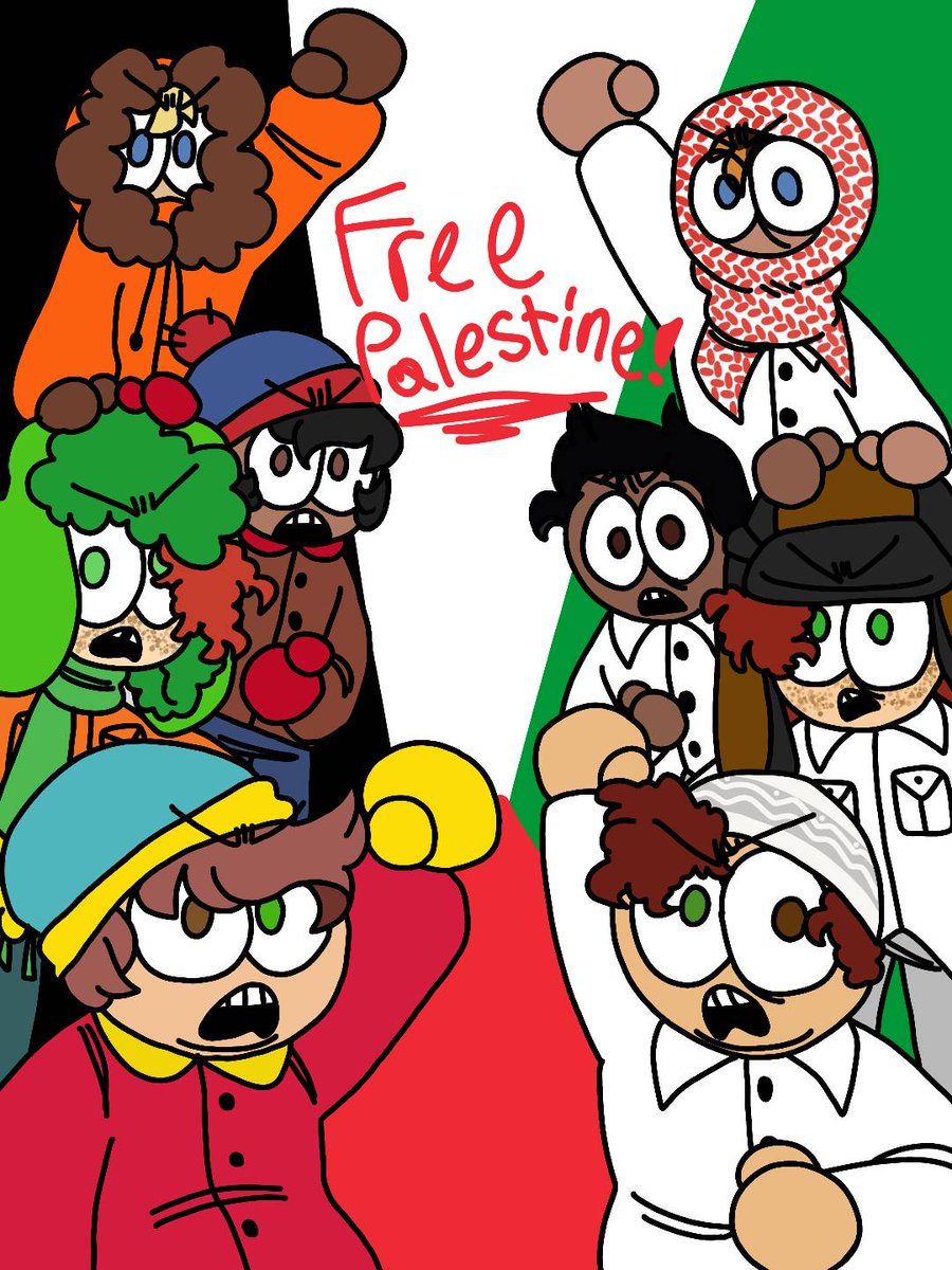 TheRatBatJester's tweet image. FREE PALESTINE!! (Thread of places,info, n ppl to donate too below!!) #freepalestine #southpark #block13
