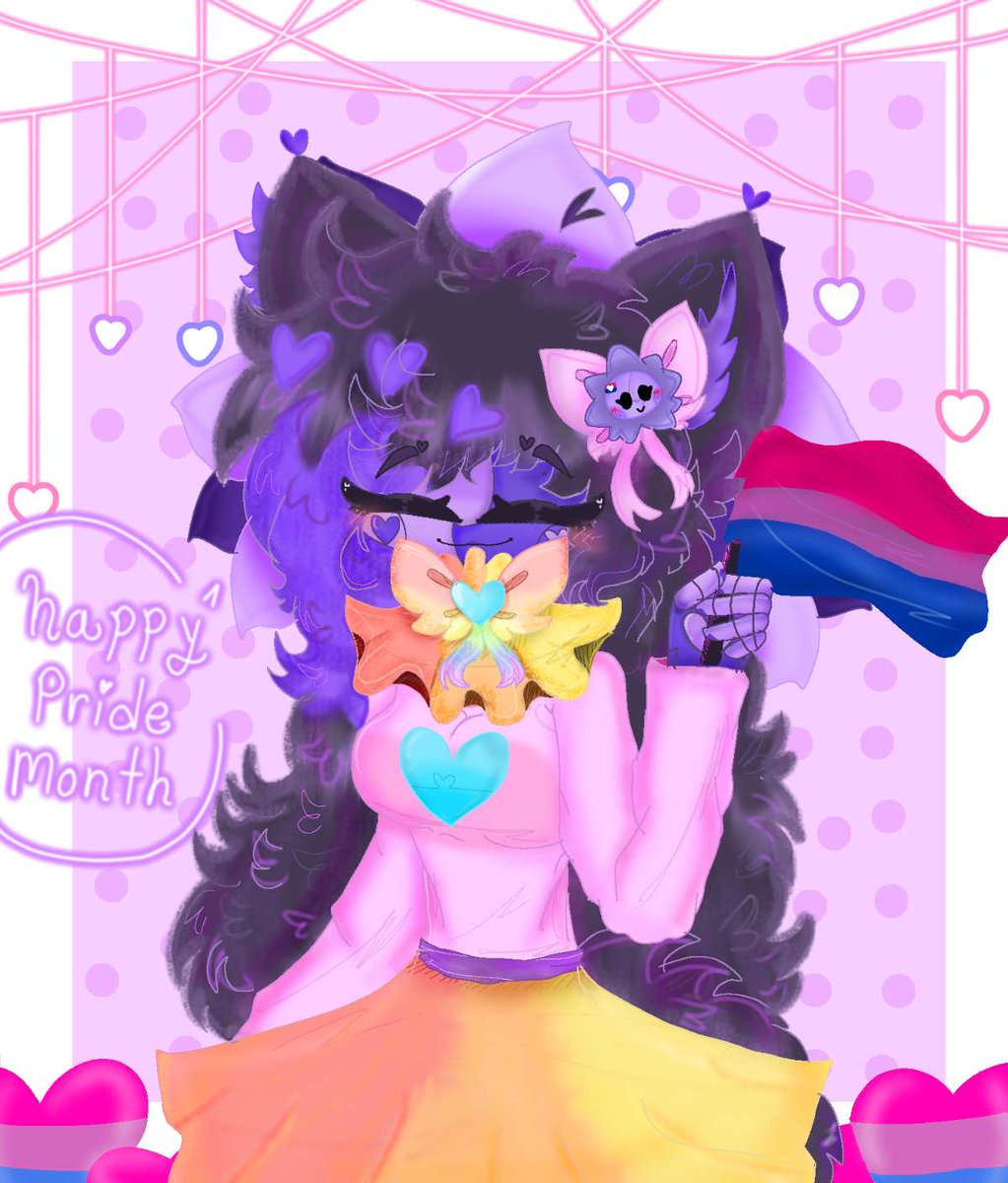 cat18382's tweet photo. Happy Pride Month ☀️💜 #happypridemonth https://t.co/yoRJakJJde