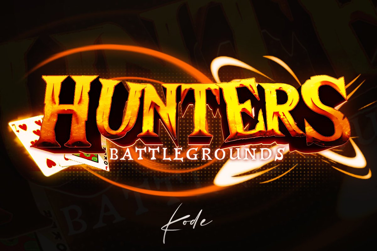 "Hunters Battlegrounds"

Commissioned work, style is inspired by <a href="/imsSpiceyy/">Spiceyy</a>, drop him a follow if you like this logo :)

[ #Roblox | #RobloxDev | #RobloxLogo ]