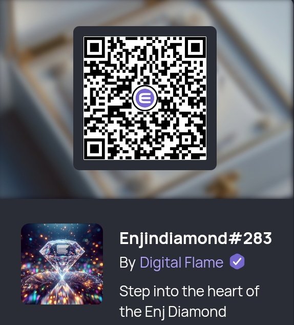 Big Offer for all Enjin Community
@Active Beam "Enjindiamond#283" already sold out asset of ENJ Diamond
nft.io/beam/claim/b43…
👍🎁➡️
Eligibility Criteria:-
➡️Own at least 5 Enjin
➡️Own Enjindiamond#280 asset
nft.io/asset/3973-280 this asset only for 5 Enjin 
#Enjin #beam