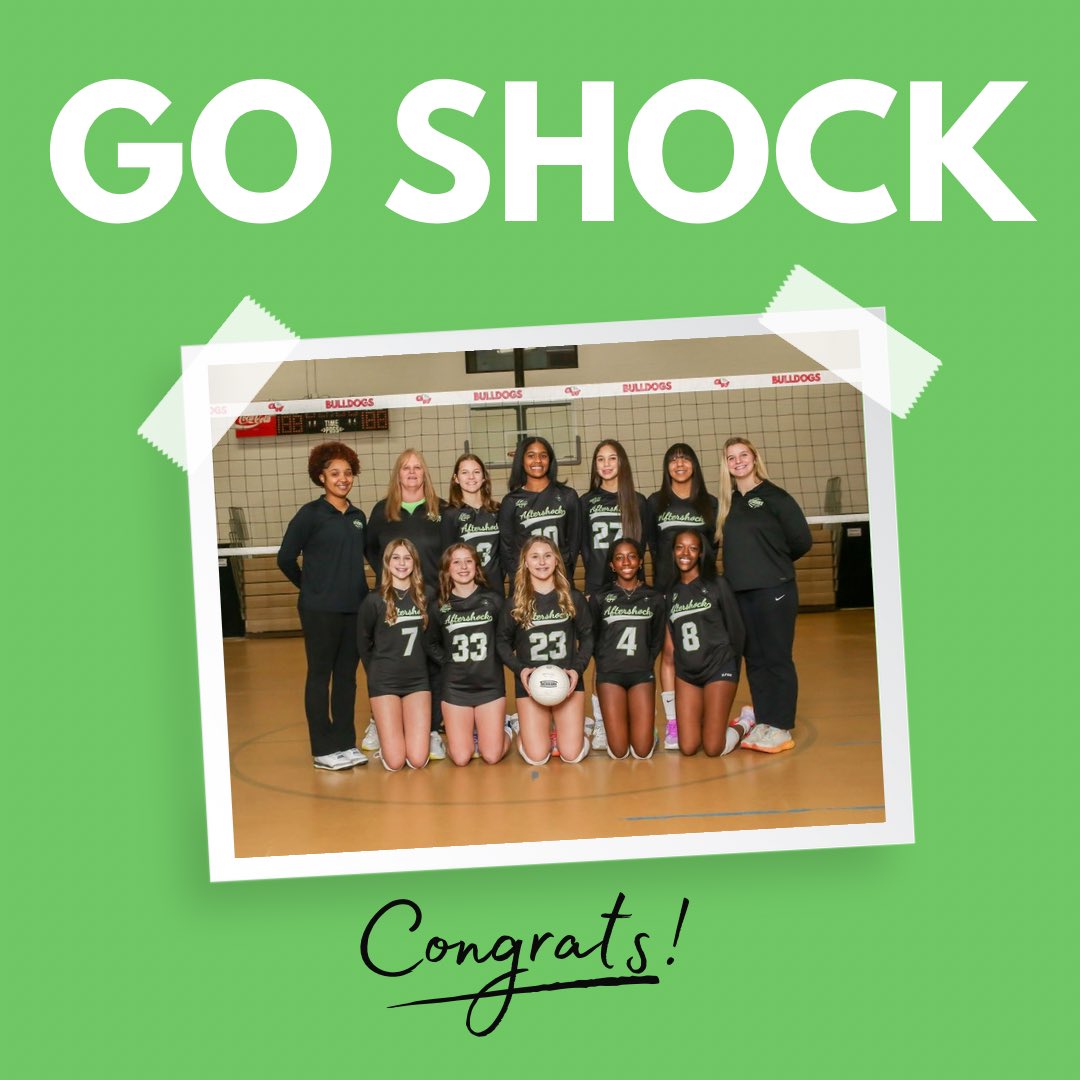 aftershockvbga's tweet photo. Congratulations to 14-1 on an overall 35th place finish @aauvolleyball Nationals out of 164 teams and a 2nd place finish in the Ruby division. #goshock #avcfamily #clubvolleyball #aaunationals https://t.co/267zaGmtFN