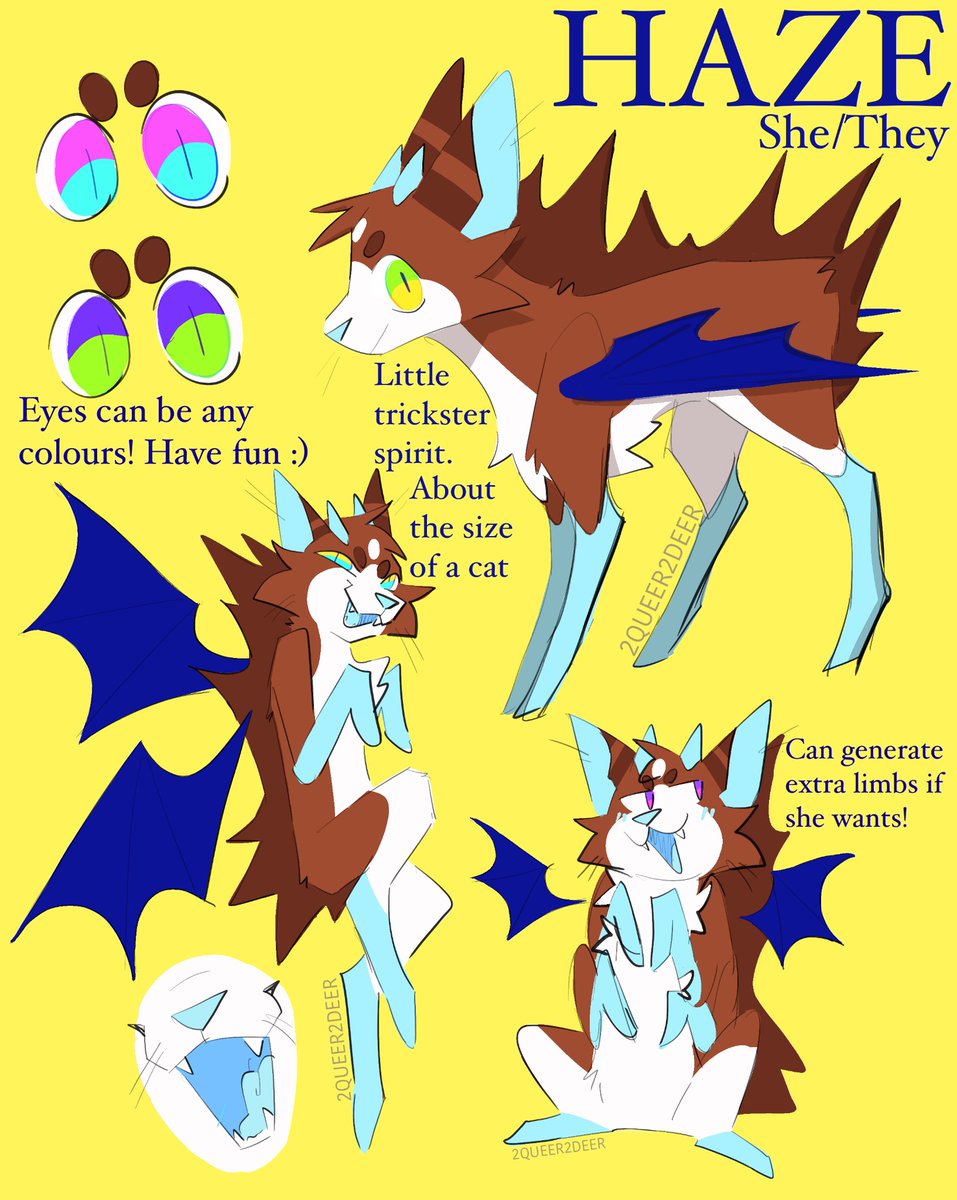 New Haze ref ready for ArtFight ! :D
#furry #fursona #refsheet
