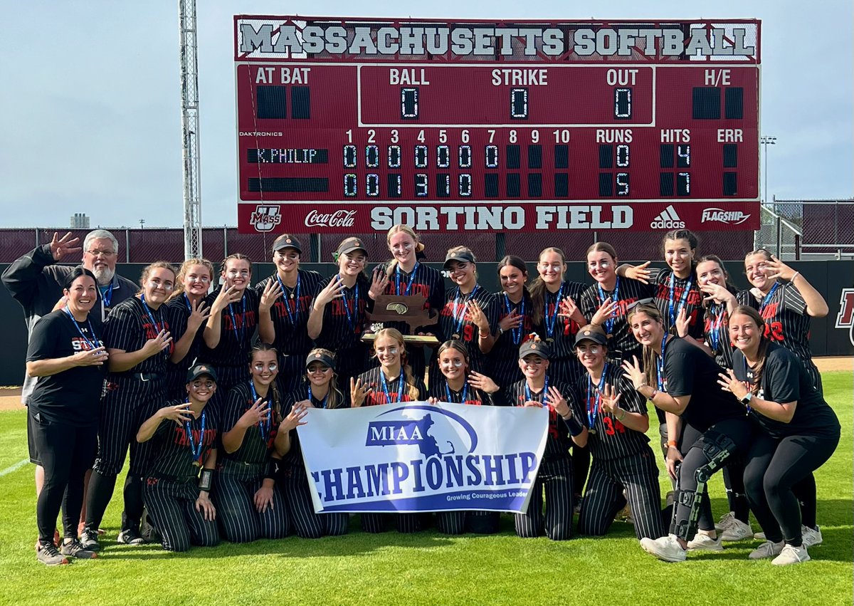 Michael Fox (@thscoachfox) on Twitter photo Had been hesitant to use the word, but <a href="/tauntonsoftball/">THS Softball</a> has earned it. DYNASTY!! Four consecutive Massachusetts State D-1 🥎 championships!! The 4-peat is COMPLETE!! #leavealastingmark
<a href="/GlobeSchools/">Boston Globe Schools</a> <a href="/BostonHeraldHS/">Danny Ventura</a> <a href="/thstvstudio/">THS TV Studio</a> <a href="/CamMerritt_News/">Cameron Merritt</a> Had been hesitant to use the word, but <a href="/tauntonsoftball/">THS Softball</a> has earned it. DYNASTY!! Four consecutive Massachusetts State D-1 🥎 championships!! The 4-peat is COMPLETE!! #leavealastingmark
<a href="/GlobeSchools/">Boston Globe Schools</a> <a href="/BostonHeraldHS/">Danny Ventura</a> <a href="/thstvstudio/">THS TV Studio</a> <a href="/CamMerritt_News/">Cameron Merritt</a>