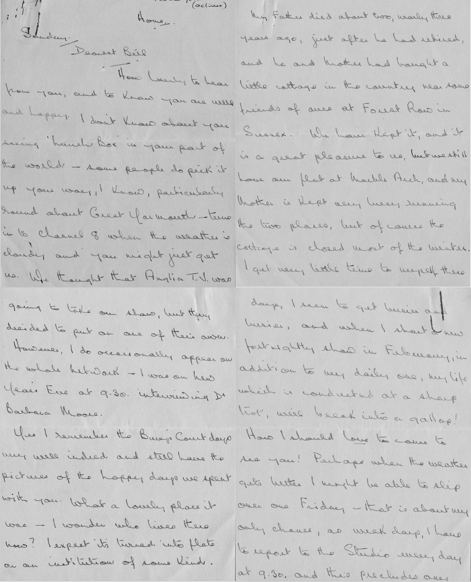 TheNoeleGordon's tweet photo. Thanks to his grandson Paul, here are two letters from Noele to the Rev. Bill Hinsley. The first from 1947 where Noele mentioned a tough time in the theatre and 1959 when she was having success with ATV #Nolly https://t.co/zHdZAslgIv