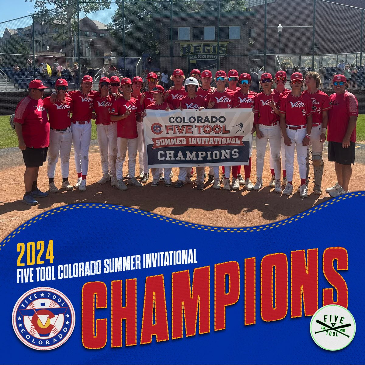 Five Tool Colorado (@fivetoolco) on Twitter photo πCHAMPIONSπ
Congrats to @MMWCOLORADO Victus 15Uβs on winning the 16U <a href="/FiveTool/">Five Tool Baseball</a> Colorado Summer Invitational!
#WatchEm πCHAMPIONSπ
Congrats to @MMWCOLORADO Victus 15Uβs on winning the 16U <a href="/FiveTool/">Five Tool Baseball</a> Colorado Summer Invitational!
#WatchEm