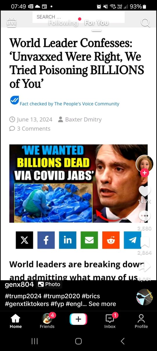 Just saw this little bit of nutbaggery on TikTok.  Seems someone is confusing our Old Nick with a world leader...