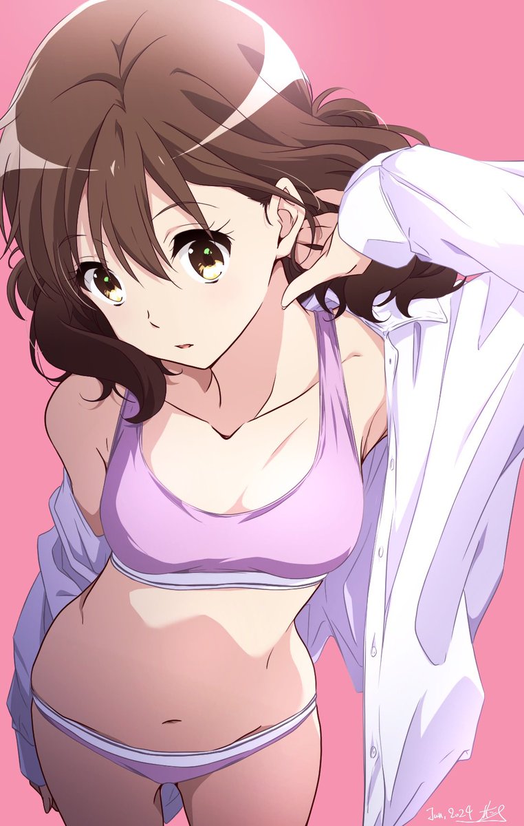 黄前久美子 「耳、見たいの? 」|仁井学 NII Manabuのイラスト