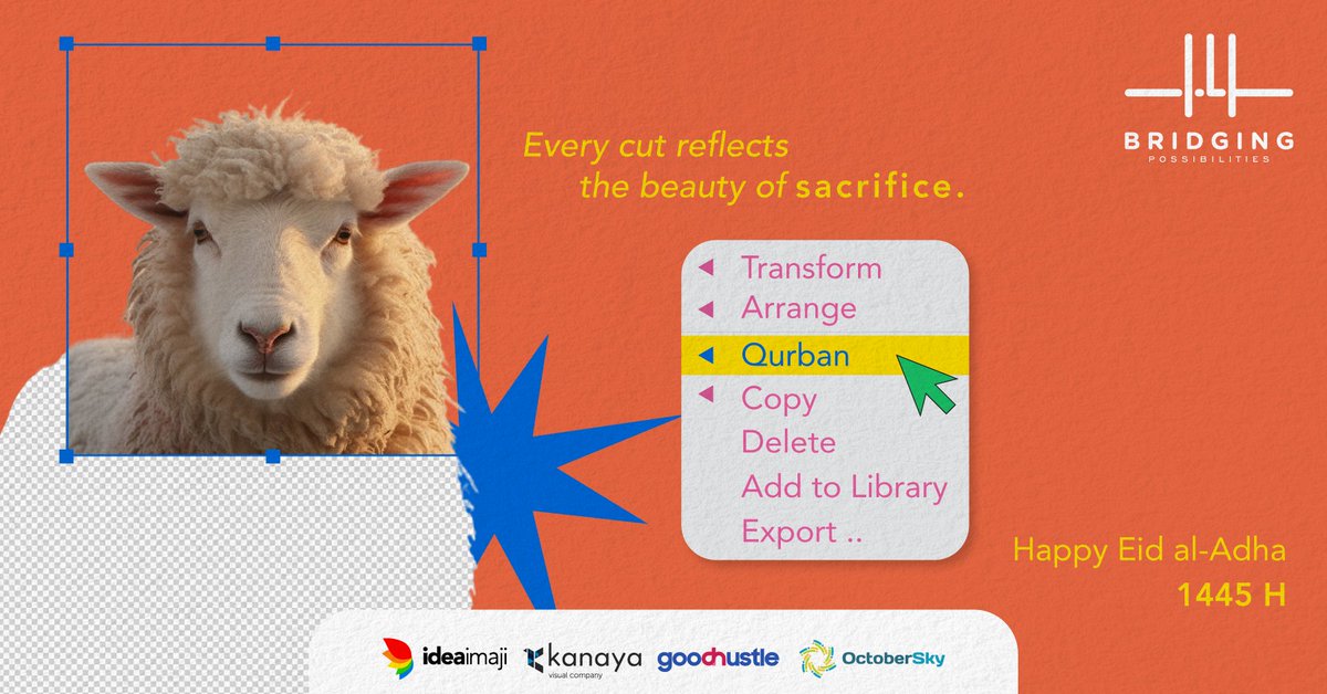 Tiap bagian mencerminkan pengorbanan, di mana kita belajar untuk memberi tanpa mengharapkan balasan, dan berbagi kebahagiaan dengan mereka yang membutuhkan.

Selamat Hari Raya Iduladha!