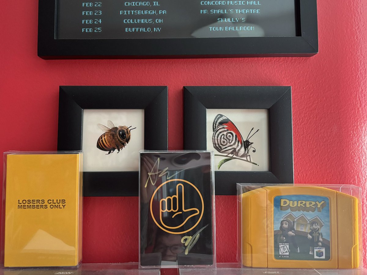 dustinjohns's tweet image. If anyone has the gold or gray cassettes from this recent stretch of @Durrymusic tour dates, please hit me up. They’re the only items missing from my collection at the moment. #durry #musiccollector