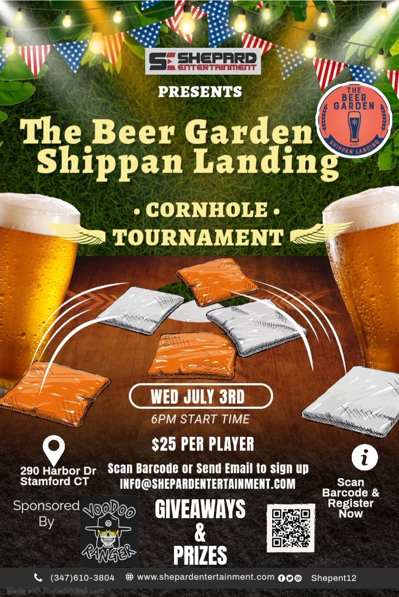 ShepardEnt12's tweet image. Let's throw some bags before we shoot some fireworks!! Click below for more info!
facebook.com/events/s/cornh…
#SEfun #Stamfordcornhole #cornhole