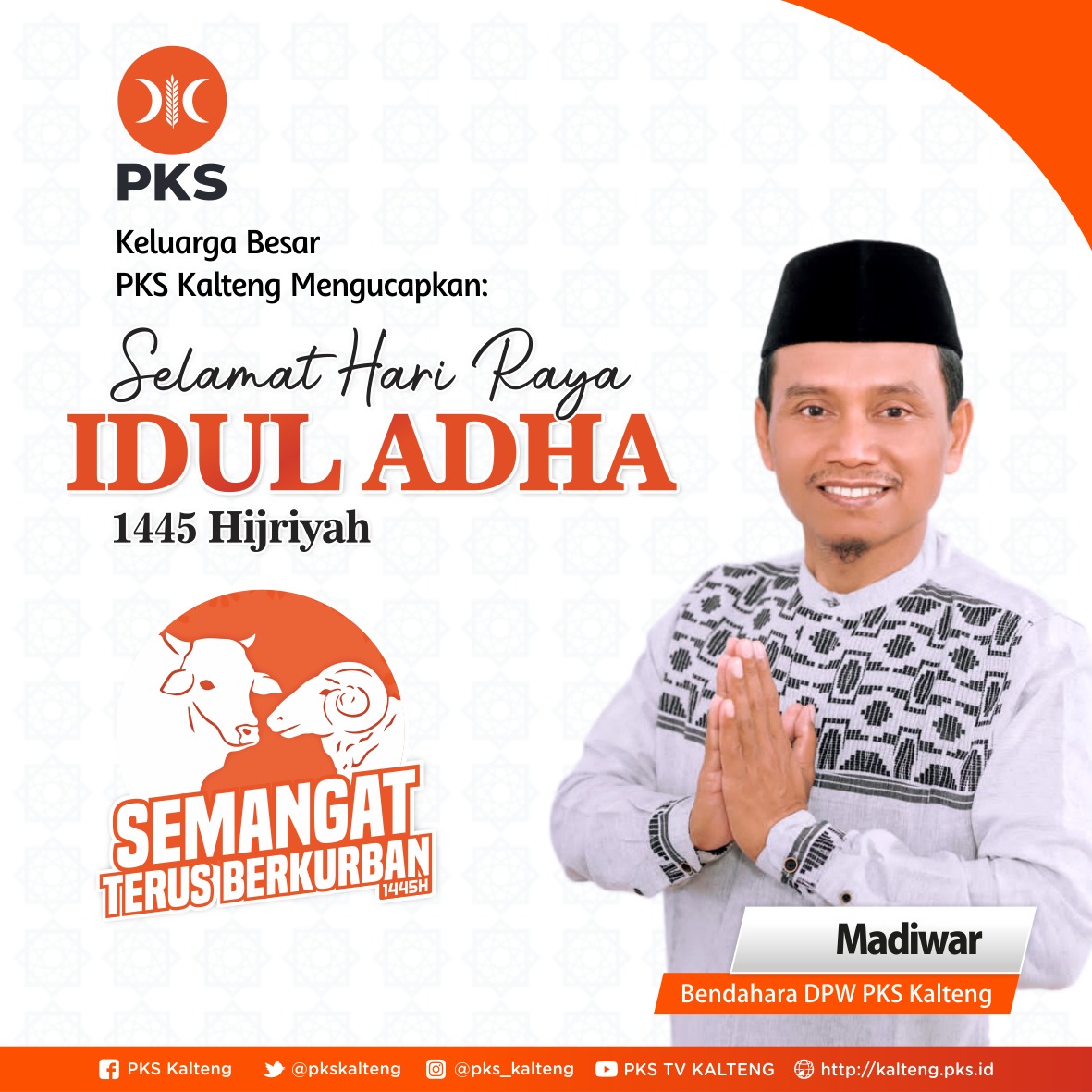 Selamat Hari Raya Idhul Adha 1445 H
#PKSPembelaRakyat #PKSKalteng #Kalteng
