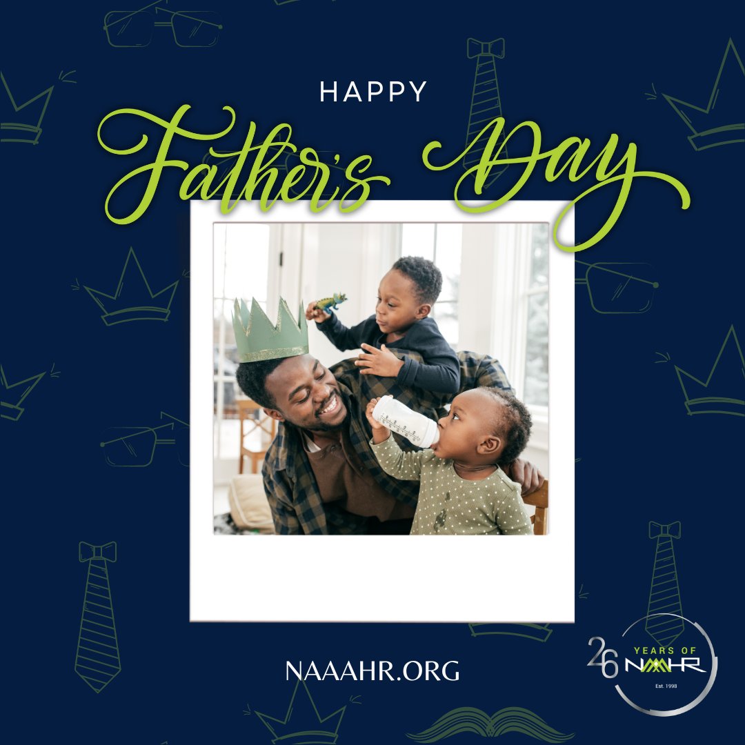 NAAAHRofficial's tweet image. 👔 Happy Father’s Day to all the dads who make life a little more dad-tastic! 🎉

#FathersDay #DadMagic #naaahr #wearenaaahr #blackexcellence #humanresources #hrandtheworld #joinus #hr #diversityjobboard #diversecandidates