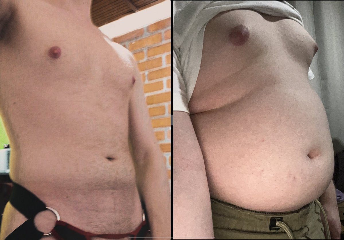 Snow_Chub's tweet photo. I found before pictures and I think now I grew my belly and boobs hehe😅. https://t.co/yTGvUOCSTy