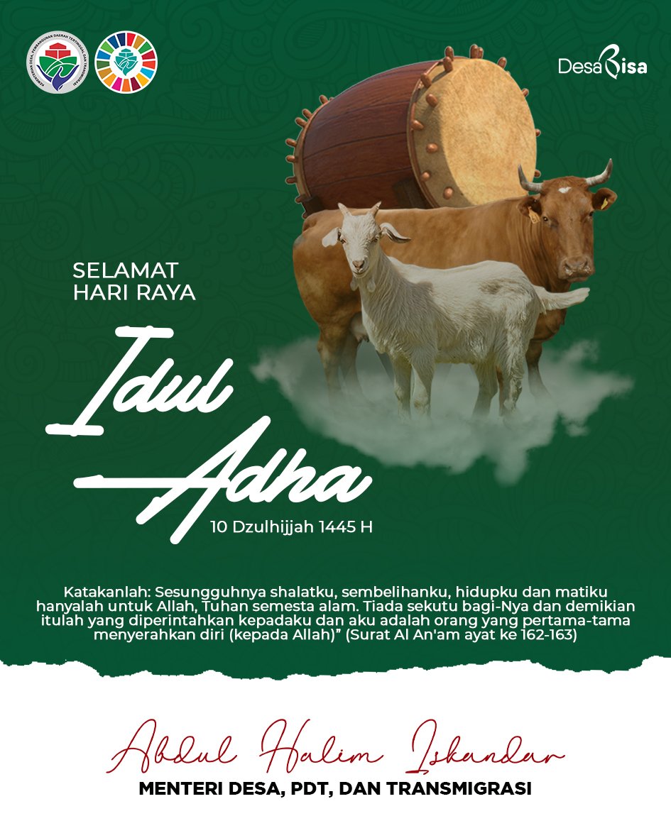 halimiskandarnu's tweet photo. Selamat berQurban.
Semoga kita senantiasa menjadi golongan orang-orang yang diberikan kemenangan, kuat iman, dan ikhlas. https://t.co/owfDLr8aAD