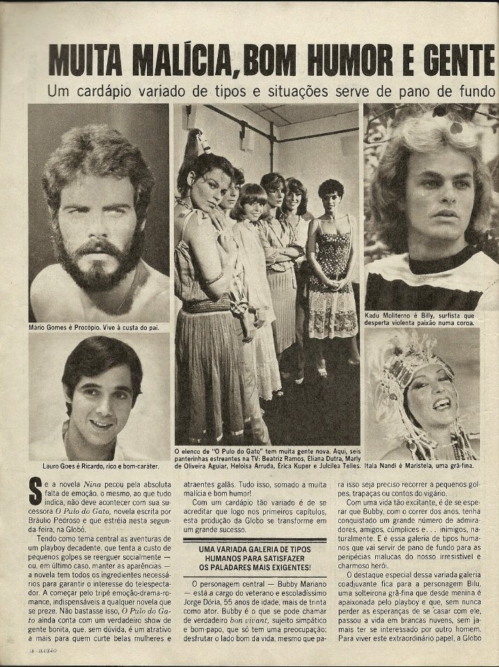 billiejojo1's tweet photo. Queria tanto ver O PULO DO GATO. Foi a primeira novela da Ítala Nandi na Globo, mas ela nem chegou a terminar, foi afastada pq reclamou da emissora numa entrevista. Com Sandra Bréa, Jorge Dória e Mário Gomes. Será que vem no #ProjetoResgate ou pelo menos no #ProjetoFragmentos? https://t.co/kS9nHJgHw9