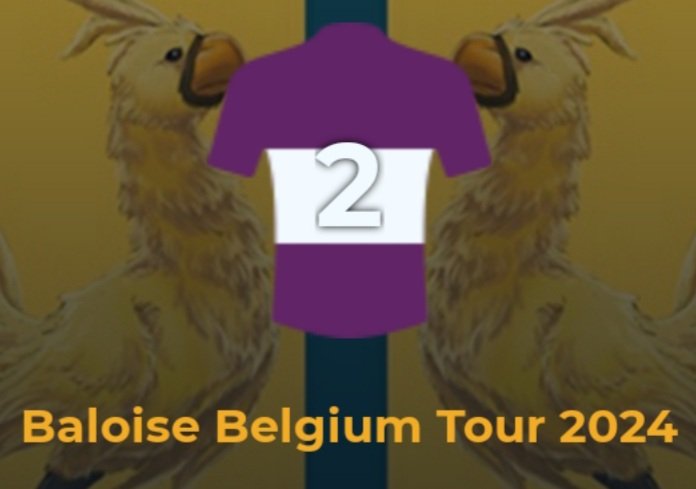 Baloise Belgium Tour <a href="/AppCycling/">Cycling Fantasy App</a> 

Club: 2nd 🥈

🥇 <a href="/RupertHoop/">Rupert Hoop</a> (7th 👕)
🥈 <a href="/DanDeakins/">Dan Deakins</a> ( 8th 👕)
🥉 <a href="/IngarBergeland/">Ingar</a> (29th)