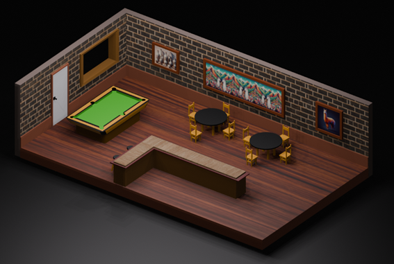 MinifaGames's tweet photo. I am very excited to see how the first scene of the new game I am working on is coming along. It will be an isometric view Escape Room type game with some nods to Peruvian culture 🔥 🇵🇪 🔥 #indiegame #indiedev #3dmodel #unity3d #escaperoom https://t.co/2Mk9XXnwNE