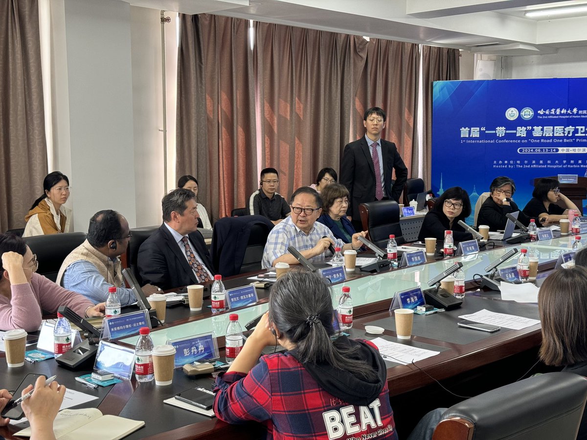 One Belt one road Primary health Care International Symposium in Harbin China with participants from Mongolian, India, Vietnam, Thailand and China. #PrimaryHealthCare #FamilyMedicine #OneBeltOneRoad