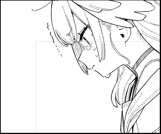 ペン入れはじめた✒️ 