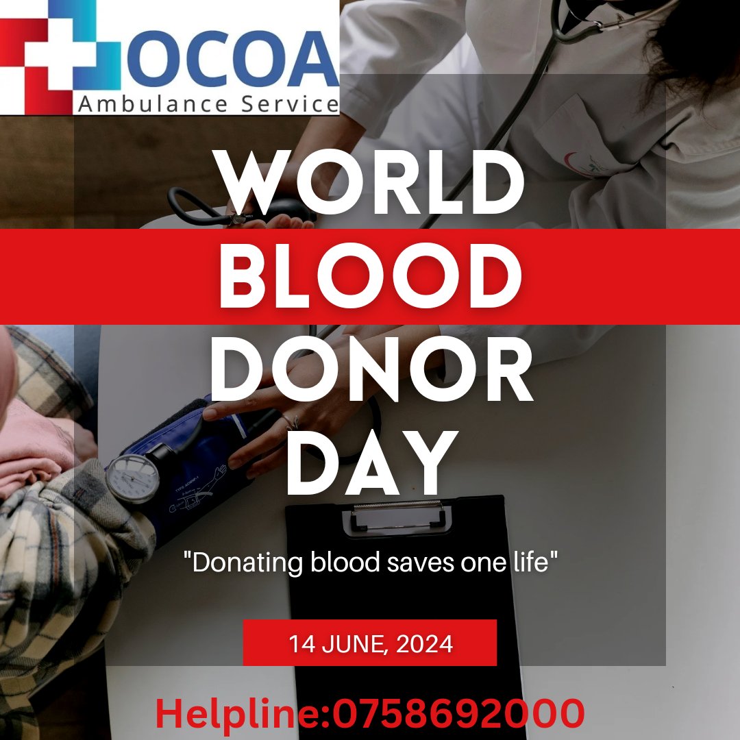 Give blood, give life. Your donation makes a world of difference! #WorldBloodDonorDay