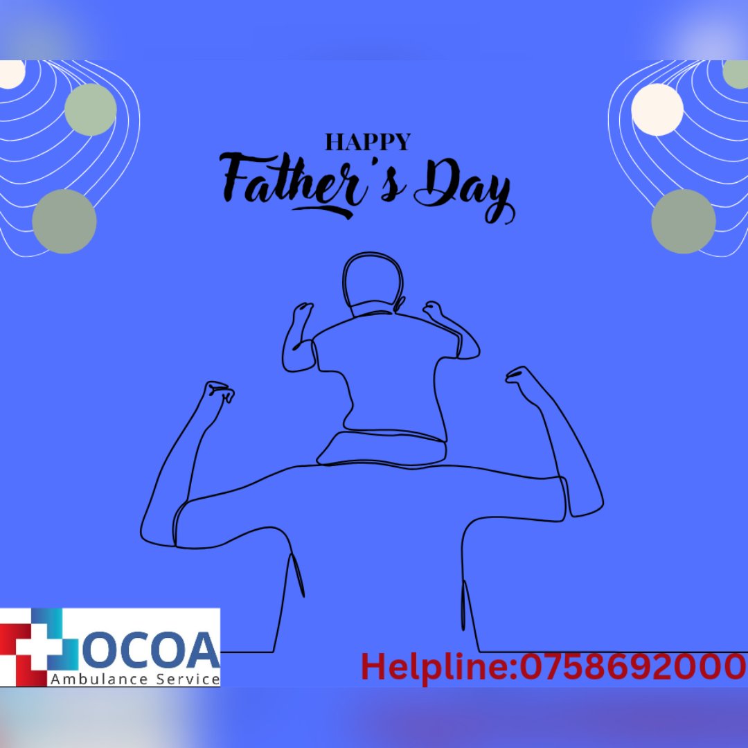 Happy Father's Day to all the incredible dads out there, especially to the fathers on our team who dedicate their lives to saving others. Your bravery and compassion inspire us every day. 🚑❤️ #FathersDay #HeroesAmongUs #OcoaAmbulance"
